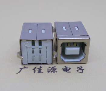河北USB BF180度母座 打印机接口 立式直插带赛