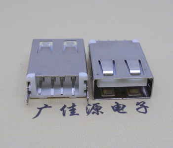 河北USB AF立式 直插 加长款17.5MM 大电流3A插座