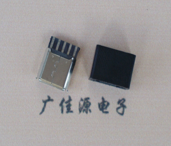河北麦克-迈克 接口USB5p焊线母座 带胶外套 连接器