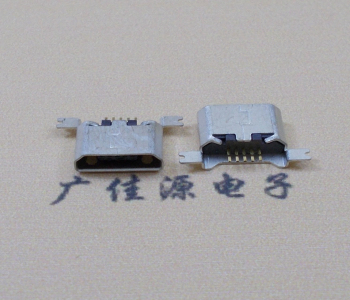 河北MK USB B Type 沉板0.9母座后两脚SMT口不卷边