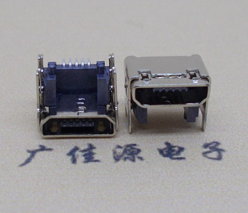 河北MICRO USB 5P母座 SMT垫高 L=4.15双壳